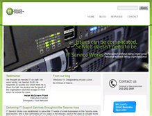 Tablet Screenshot of itserviceworks.com